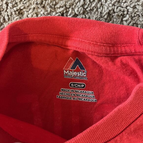 Philadelphia Phillies Shirt Adult Small Red MLB Baseball Darin Ruf - Picture 6 of 7